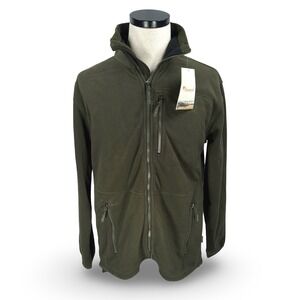 Pinewood Finnveden Fleece Jacket Green Full Zip Men's Size M Outdoor